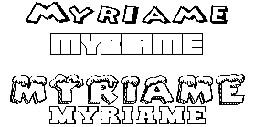 Coloriage Myriame