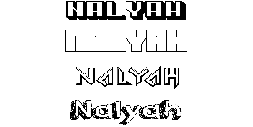 Coloriage Nalyah