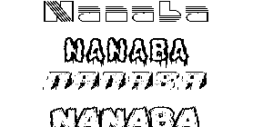 Coloriage Nanaba