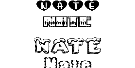 Coloriage Nate