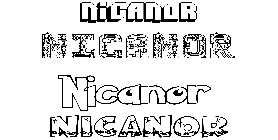 Coloriage Nicanor