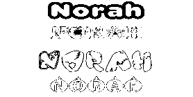 Coloriage Norah