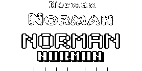 Coloriage Norman