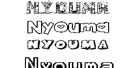 Coloriage Nyouma