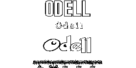Coloriage Odell