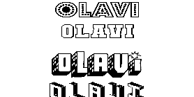 Coloriage Olavi