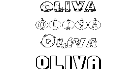 Coloriage Oliva
