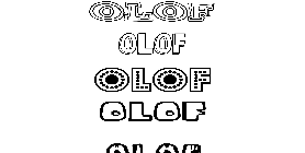 Coloriage Olof