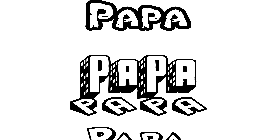 Coloriage Papa
