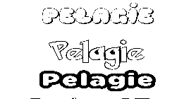 Coloriage Pelagie