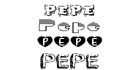 Coloriage Pepe