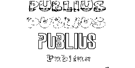 Coloriage Publius