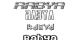 Coloriage Rabya