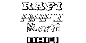 Coloriage Rafi
