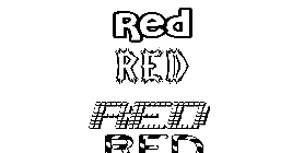 Coloriage Red