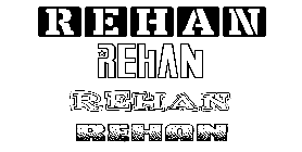 Coloriage Rehan
