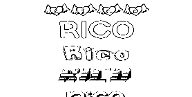 Coloriage Rico