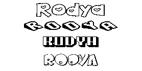 Coloriage Rodya