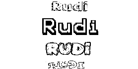 Coloriage Rudi