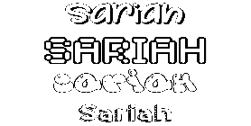 Coloriage Sariah