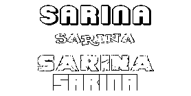 Coloriage Sarina