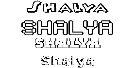 Coloriage Shalya