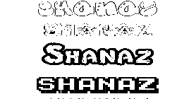 Coloriage Shanaz