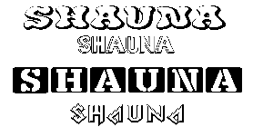 Coloriage Shauna