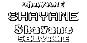 Coloriage Shayane