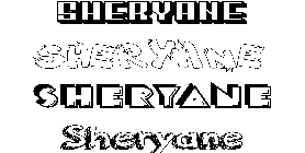 Coloriage Sheryane