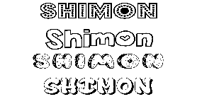 Coloriage Shimon