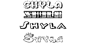 Coloriage Shyla