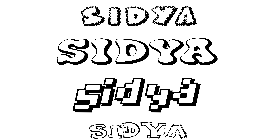 Coloriage Sidya