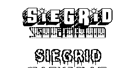 Coloriage Siegrid