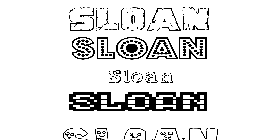 Coloriage Sloan