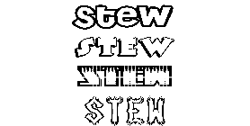 Coloriage Stew