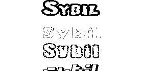 Coloriage Sybil