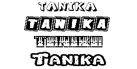 Coloriage Tanika