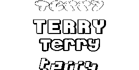Coloriage Terry