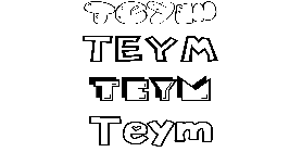 Coloriage Teym