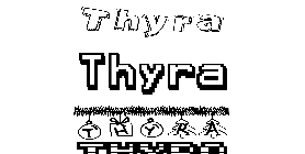 Coloriage Thyra