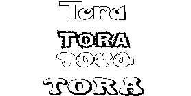 Coloriage Tora