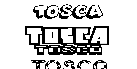 Coloriage Tosca