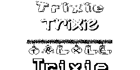 Coloriage Trixie
