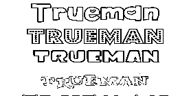Coloriage Trueman