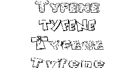 Coloriage Tyfene