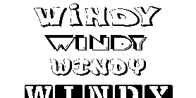 Coloriage Windy