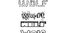 Coloriage Wolf