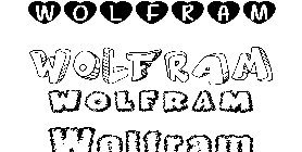 Coloriage Wolfram