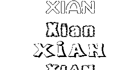 Coloriage Xian
